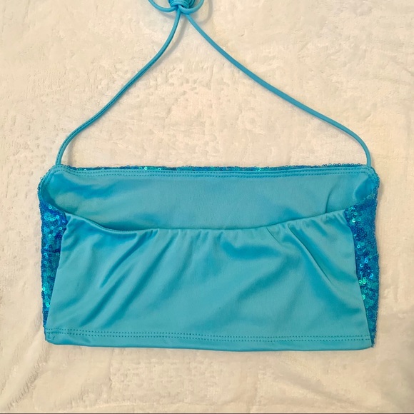 Eva Iridescent Sequin Set In Blue - Picture 9 of 11